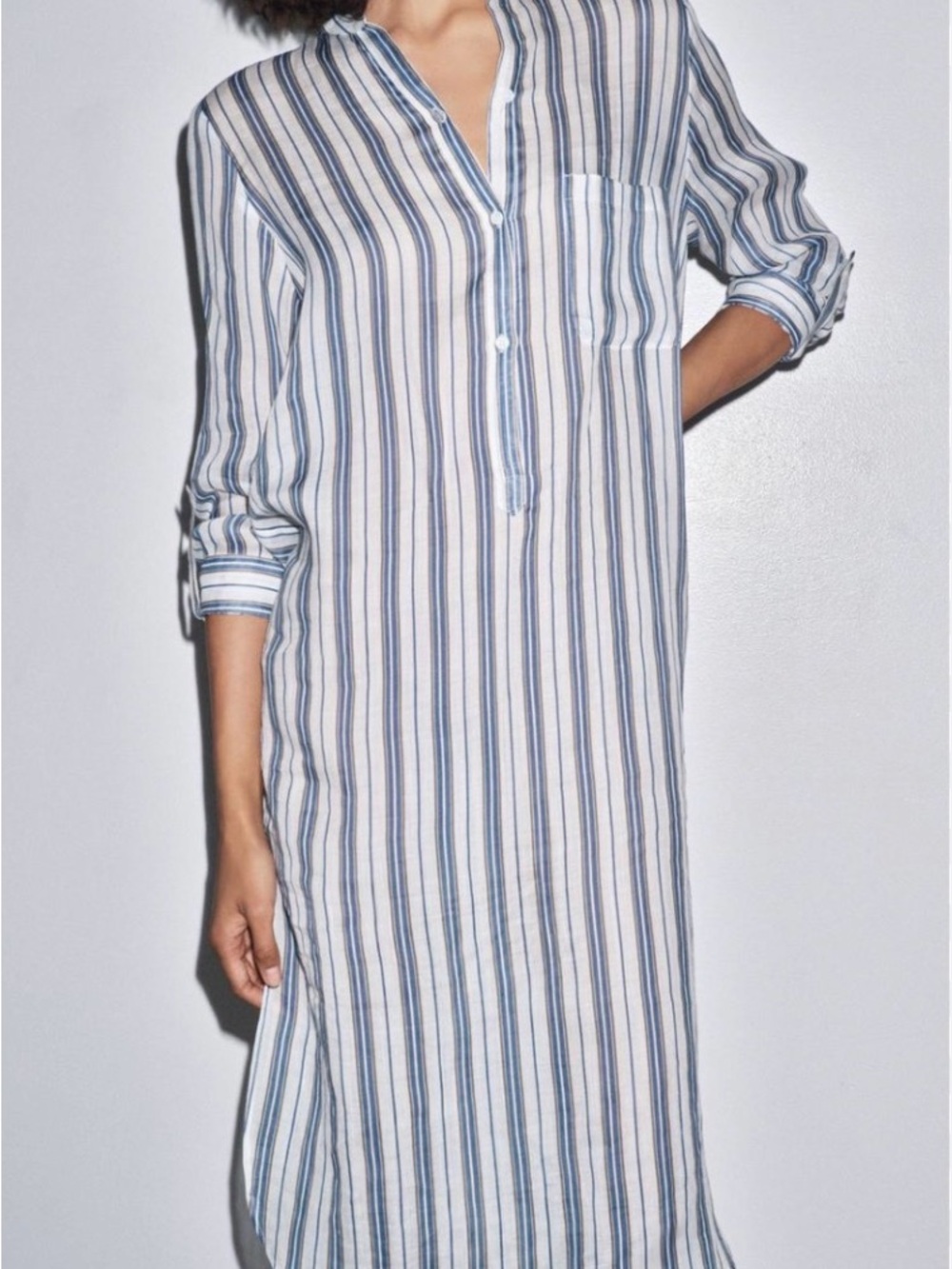 LIMITED EDITION LONG RAMIE SHIRT ZARA